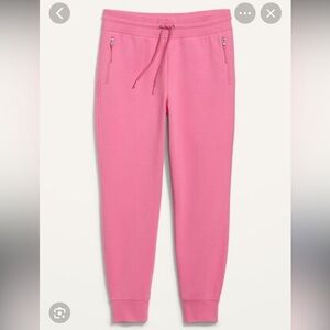 NWOT Old Navy High-Waisted Dynamic Fleece Jogger Sweatpants Pink Size Large